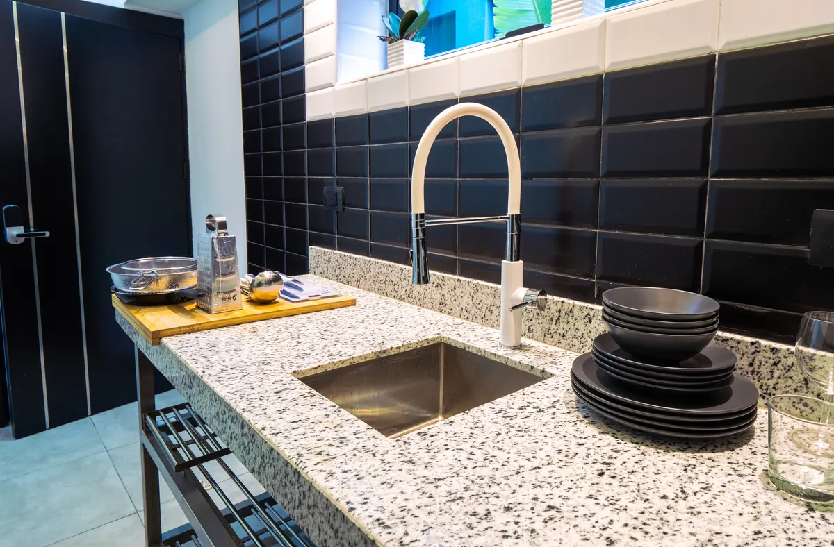 Kitchen counter, Junior Suite, Rizz Suites